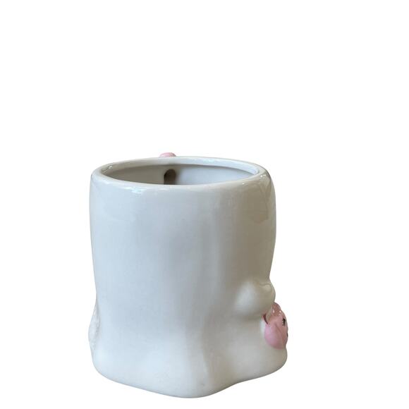 Halloween Ghost Mug With Pink Pumpkin 17oz Cute Ceramic BOO Y'ALL Coffee Cup NEW - Picture 6 of 12